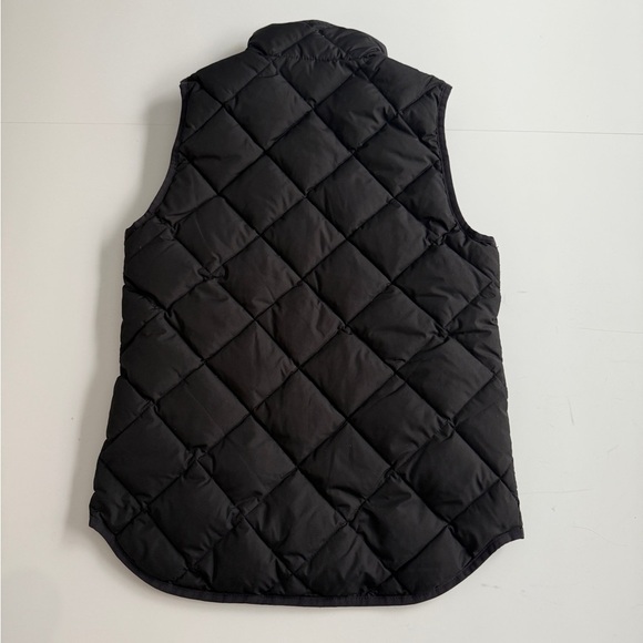 NWT J.Crew Black Excursion Quilted Down Vest XXS Fits XS Women’s Lightweight - Picture 7 of 11